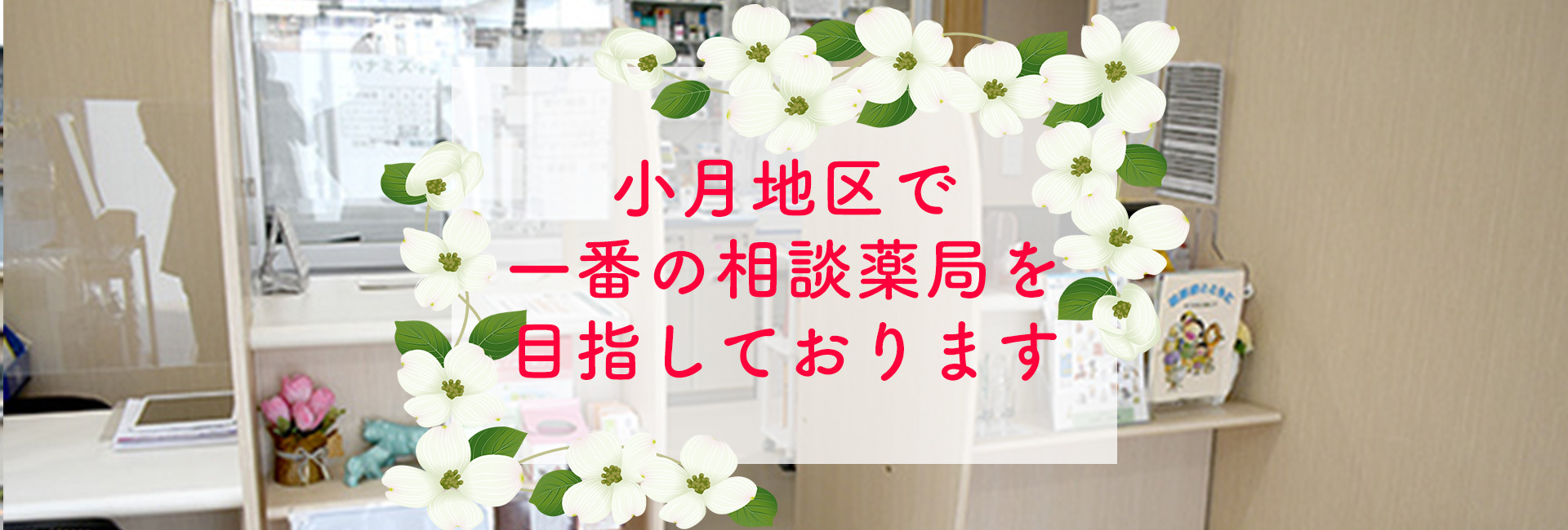 ハナミズキ薬局,小月店,山口県,下関市,小月駅前,処方せん